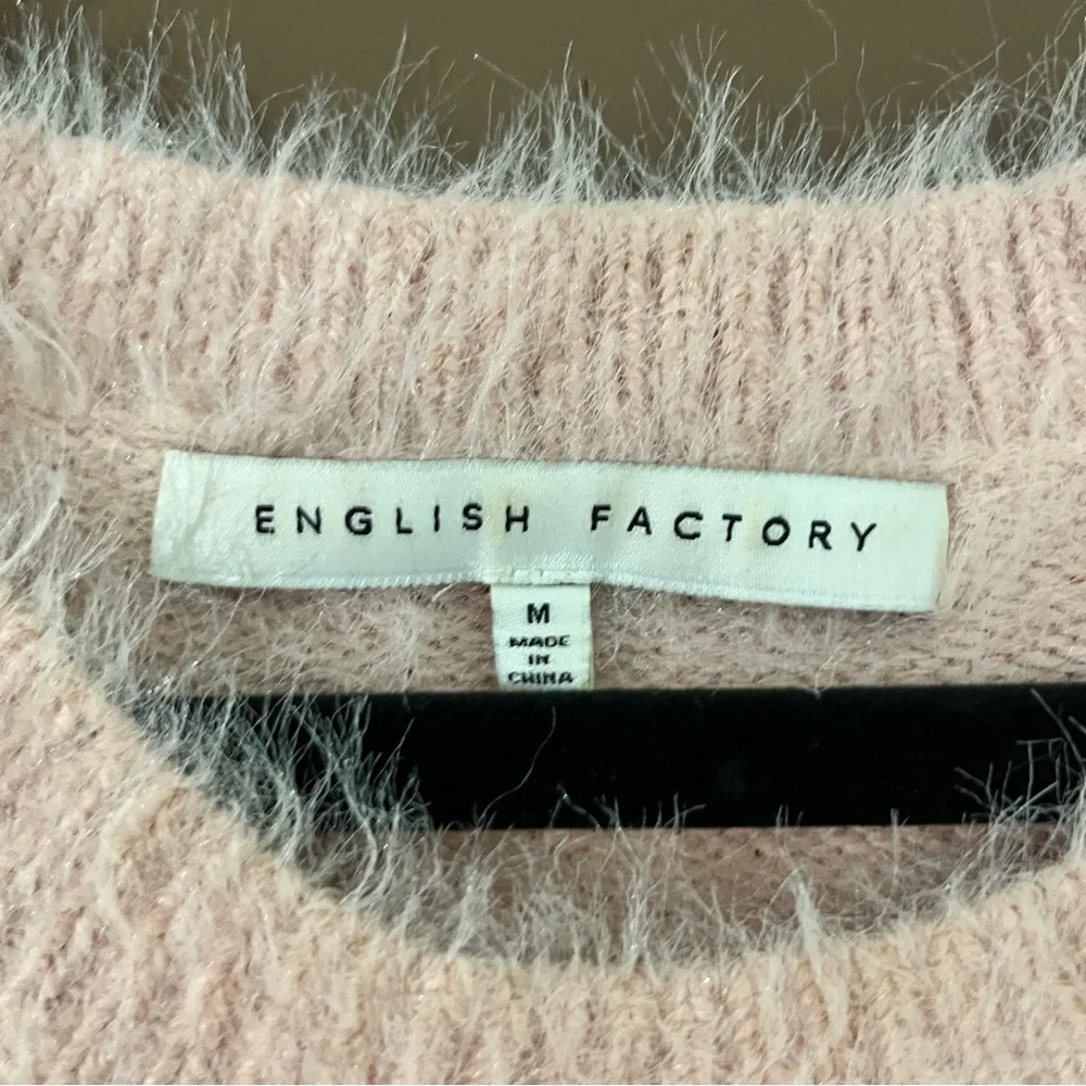 English Factory Fuzzy Ruffle Sweater - Picture 4 of 7